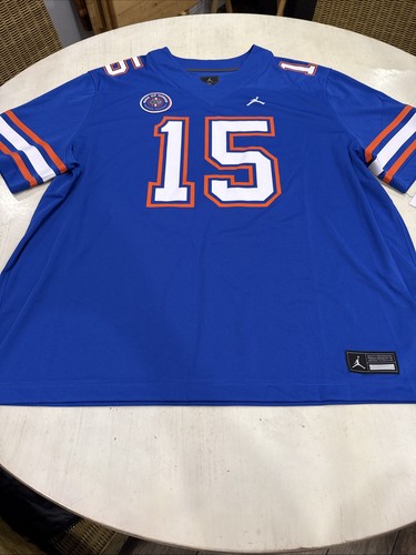 NWT Tim Tebow Florida Gators Jordan Ring of Honor Jersey - Blue Adult 3xl
