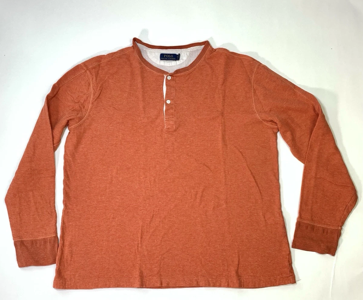 Polo Ralph Lauren Cotton Henley Casual Button-Down Shirts for Men