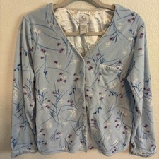   Pajama set Aria sz M light blue floral cottage core boho
