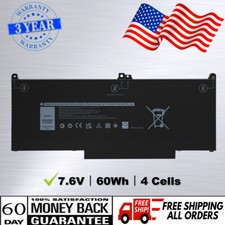   MXV9V Battery For Dell LATITUDE 5300 5310 7300 7400 5VC2M N2K62 0829MX 60Wh
