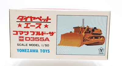 Yonezawa Toys Diapet Komatsu D355A Bulldozer K-12 NO.14-0317 1/50