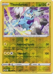 Thundurus 052/198 Reverse Holo Rare Chilling Reign