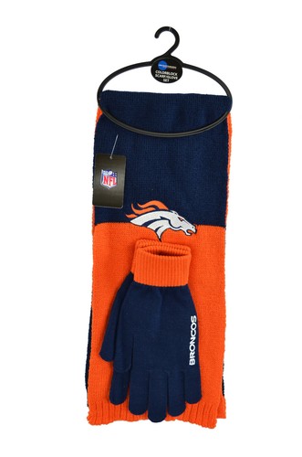 New 3PC NFL Colorblock Scarf & Glove Gift Set - Picture 14 of 39