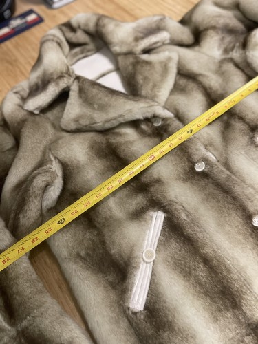 Deniss Basso Reversable Faux Fur/ Shearling Coat XL EUC - Picture 12 of 13