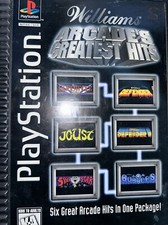 Williams Arcade's Greatest Hits Long box PlayStation 1, PS1 1996 reg card Damage