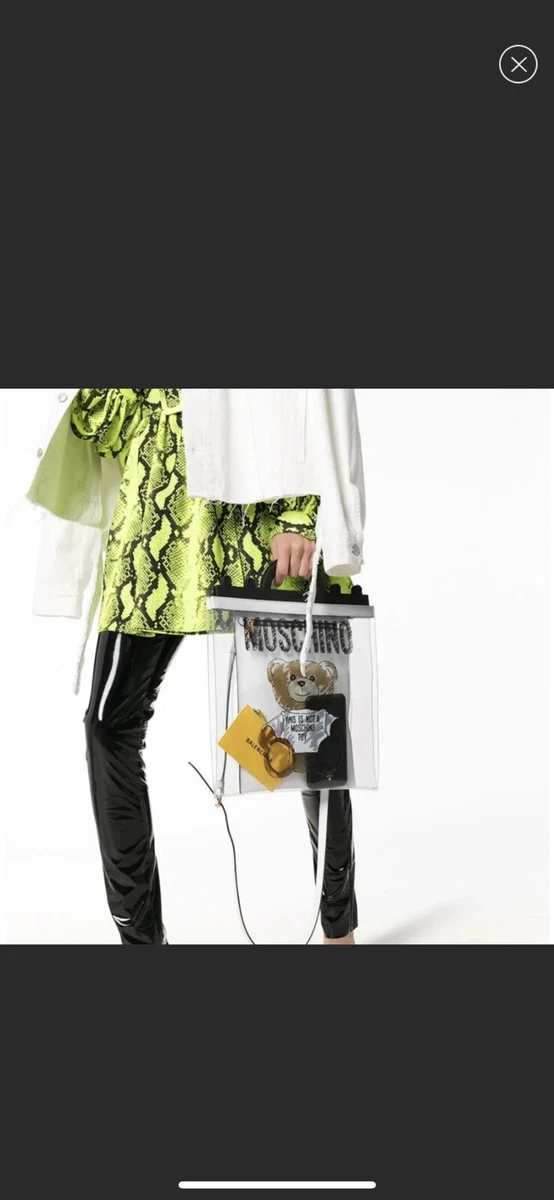 Moschino clear bag sales