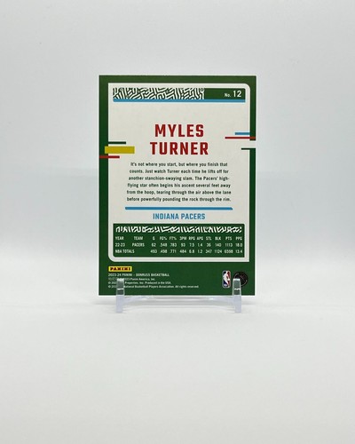2023-24 Donruss #12 Myles Turner Press Proof - Picture 2 of 3