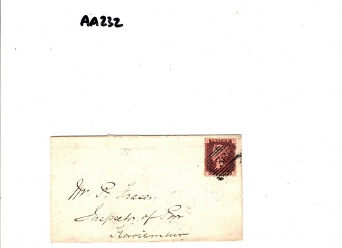 GB Cover SCOTLAND *365* Numeral (Ladybank) 1875 USED AT STRATHMIGLO AA232 - Picture 7 of 7
