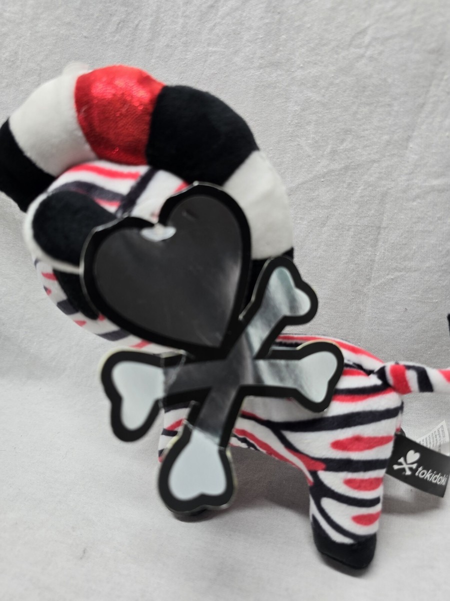 Tokidoki Unicorno Plush - ZAMBA (Small - 7.5 inch) - Red White