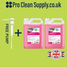 Multi-purpose hard surface cleaner,Unparfumed,highly effective+free pump.2x5L 7.00 per litre