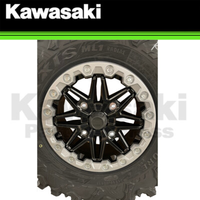 Kawasaki OEM Silver Spare Tire Assembly 99994-1513-WT for sale