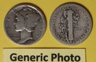 1926  US Mercury Dimes in Good condition...see Photos