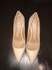 calvin klein gayle pumps desert sand