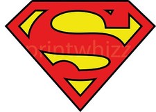 Superman Logo Crest Vinyl Sticker Wall Car Laptop Superhero Comic Book