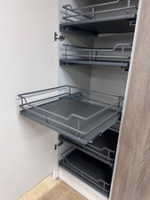 Anthracite Pull Out Basket Soft Close ALL SIZES Inc 300mm to 1000mm
