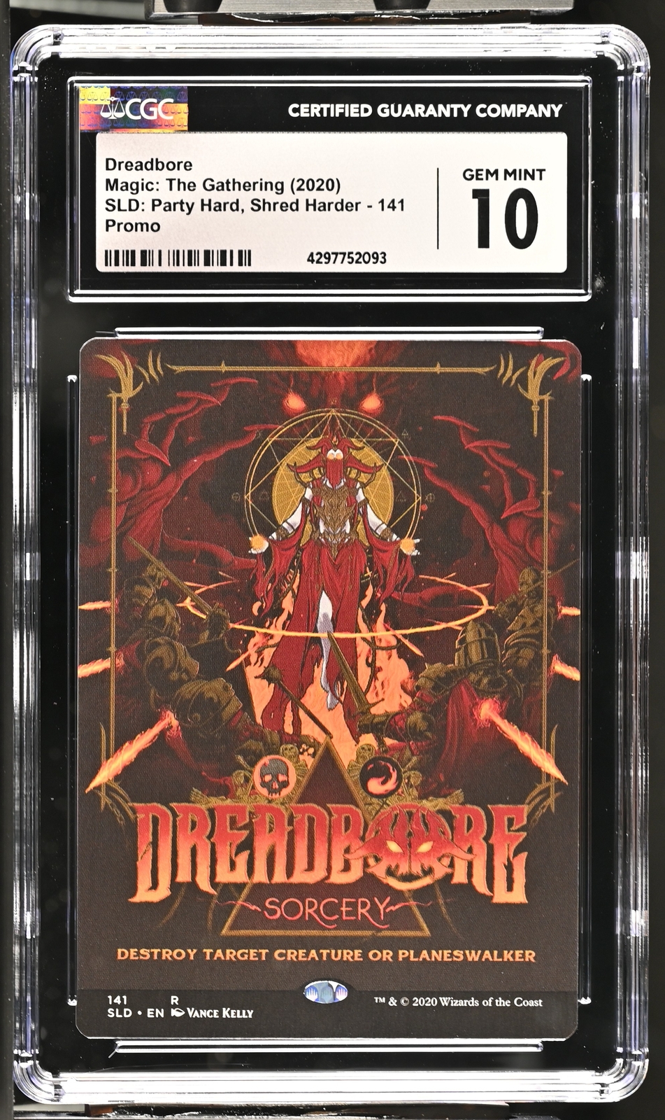 DREADBORE Secret Lair Rare CGC 10 Graded MTG [Nostalgium] Cuisine
