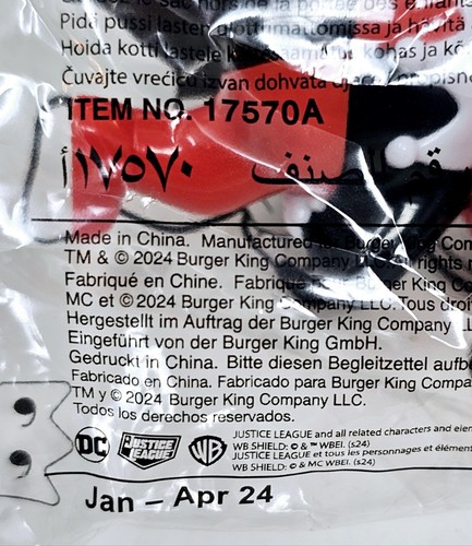 Burger King Justice League DC Comics Harley Quinn & Joker Figurines Sealed New - Picture 6 of 8