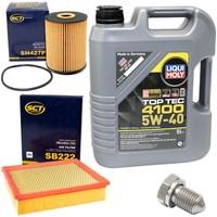MotoröL Filter Set 5W40 5Liter + ÖLablassschraube FüR Audi A4 Vw Passat 3B6