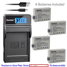 Kastar Battery LCD Charger for Canon LP-E5 LPE5 LC-E5  Canon EOS 500D Camera