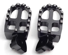 Kx250f Kx450f Kxf450 Kxf250 Billet Aluminum Footpegs Black 2007-2013