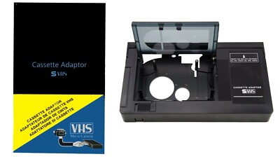 Motorized VHS-C to VHS Cassette Adapter for SVHS Camcorders JVC Panasonic RCA