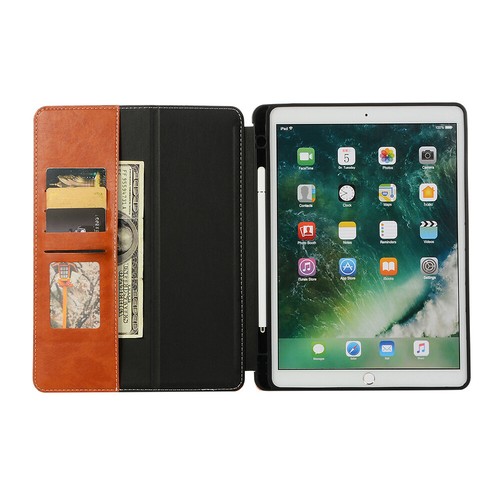 For iPad 9th 8th 7th 6th 5th Generation PU Leather Card Wallet Case Stand Cover - Picture 32 of 33