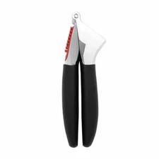 OXO Garlic Press With Built In Cleaner | Die-Cast Zinc | No-Slip Grip