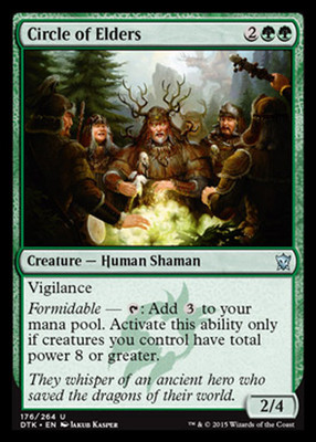 MTG 4x CIRCLE OF ELDERS - SENIORENKREIS - DTK - MAGIC