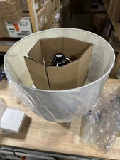 Litton Lane 27 in. Black Metal Task and Reading Table Lamp with Gold Accents