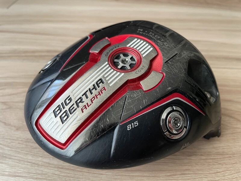 Callaway - 【値下げ】キャロウェイ  ドライバー　GBB alpha 815 ヘッド+カバー Amazon.co.jp: キャロウェイ ビッグバーサ アルファ 815