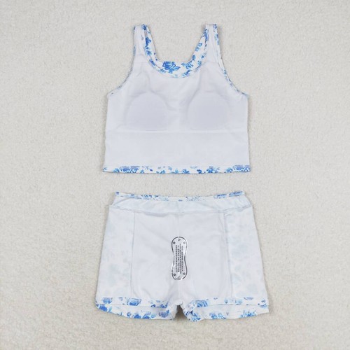 Boutique Toddler Girls Tie Dye Sport Active Wear Tank top and Skirt Set - Picture 13 of 19