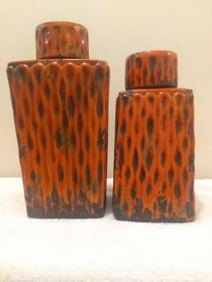 Uttermost Decorative Containers w/ Lids - set of 2 (New)