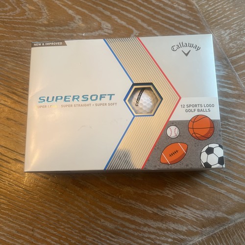 NEW Callaway Supersoft 2023 Golf Balls - White 12 pack ( 1 dozen )