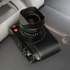 Handmade Genuine Leather Camera Cover Half Case Bag For Leica Q3