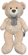 5 Ft teddy bears Gift, Stuffed Plush Traditional Style, Big Bow