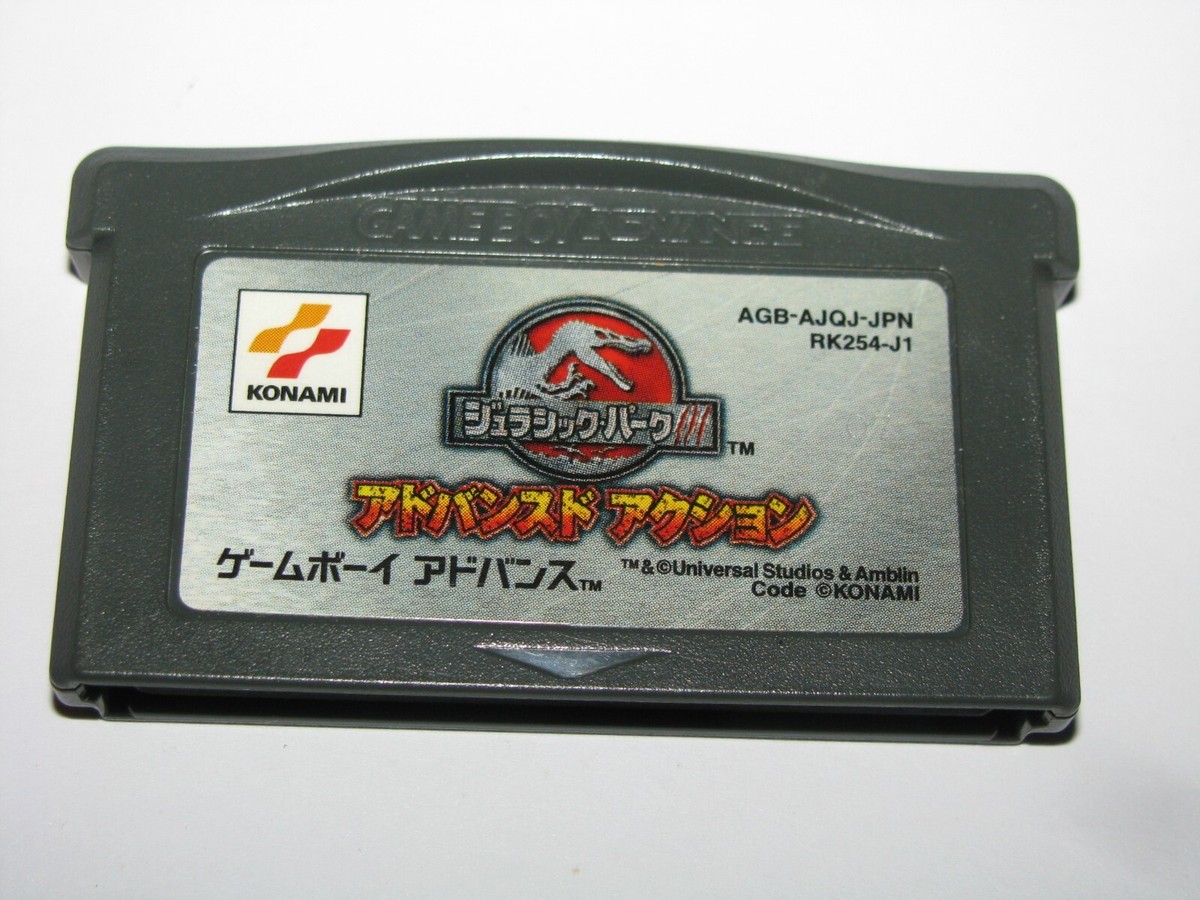 Jurassic Park III 3 Advanced Action Game Boy Advance GBA Japan