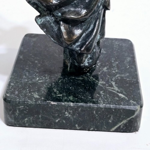 BRANT KINGMAN Fallen Angel BRONZE Figurine 2004 Sculpture 492/1100 Marble Base - Picture 5 of 11