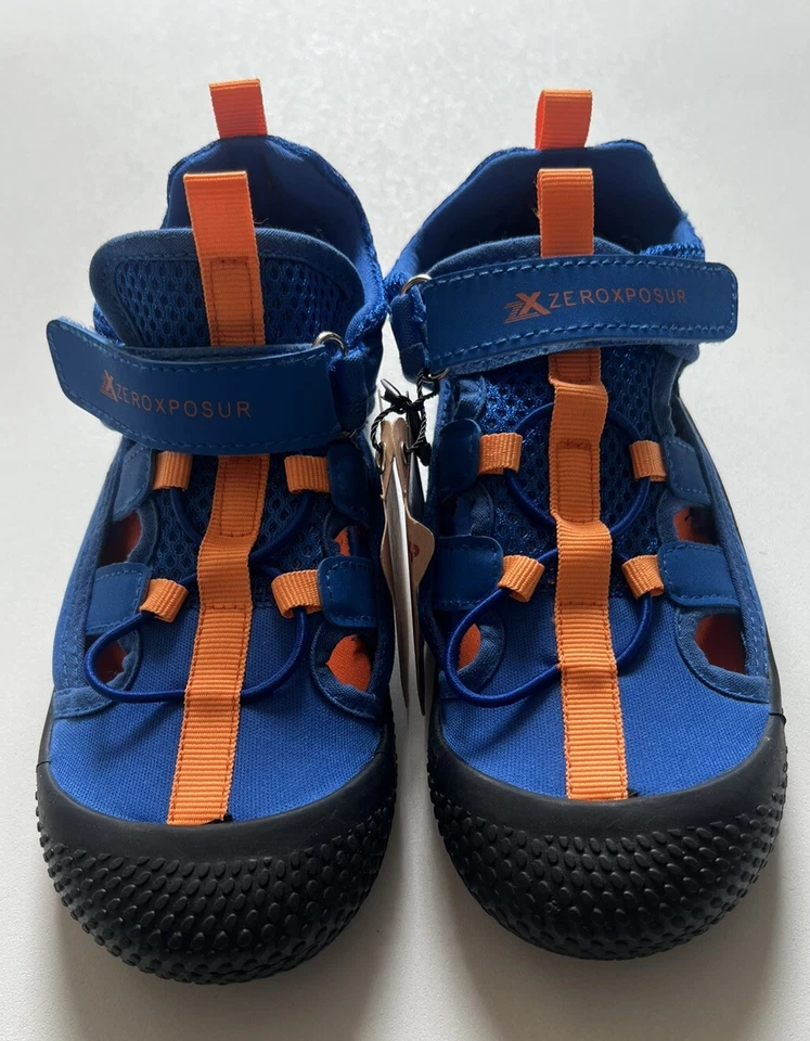 Zeroxposur Niños Jóvenes Calzado Exterior Sandalias Agua Azul Naranja Talla 1Y Nuevo con Etiquetas Foto 2 de 4
