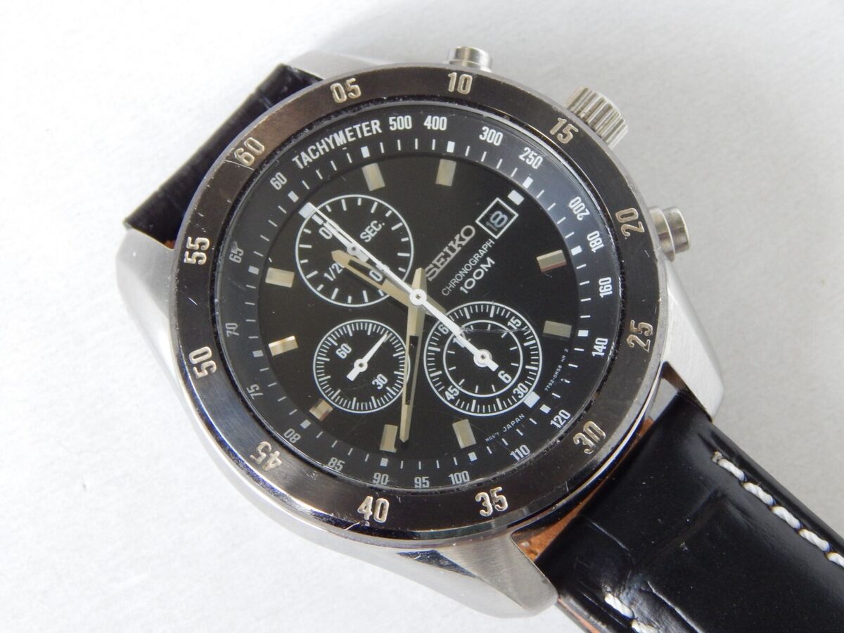 SEIKO セイコー Multi Dial Chronograph Ouartz Watch 7T92-OLVO SEIKO セイコー Multi Dial Chronograph Ouartz Watch 7T92-OLVO