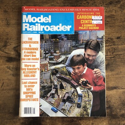 Model Railroader Magazine JANUARY 1988