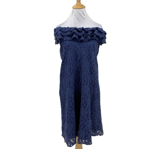 GUESS Off-The-Shoulder Lace Floral Midi Dress Size 4 | eBay GUESS Off-The-Shoulder Lace Floral Midi Dress Size 4 | eBay