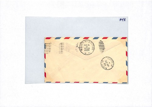 USA PUERTO RICO Air Mail Cover 1929 FIRST FLIGHT SURINAME ST LUCIA Castries XT9 - Picture 12 of 12