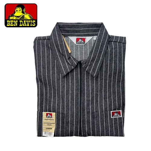 Ben Davis Short Sleeve Striped 1/2 Zip Shirt - Picture 6 of 85