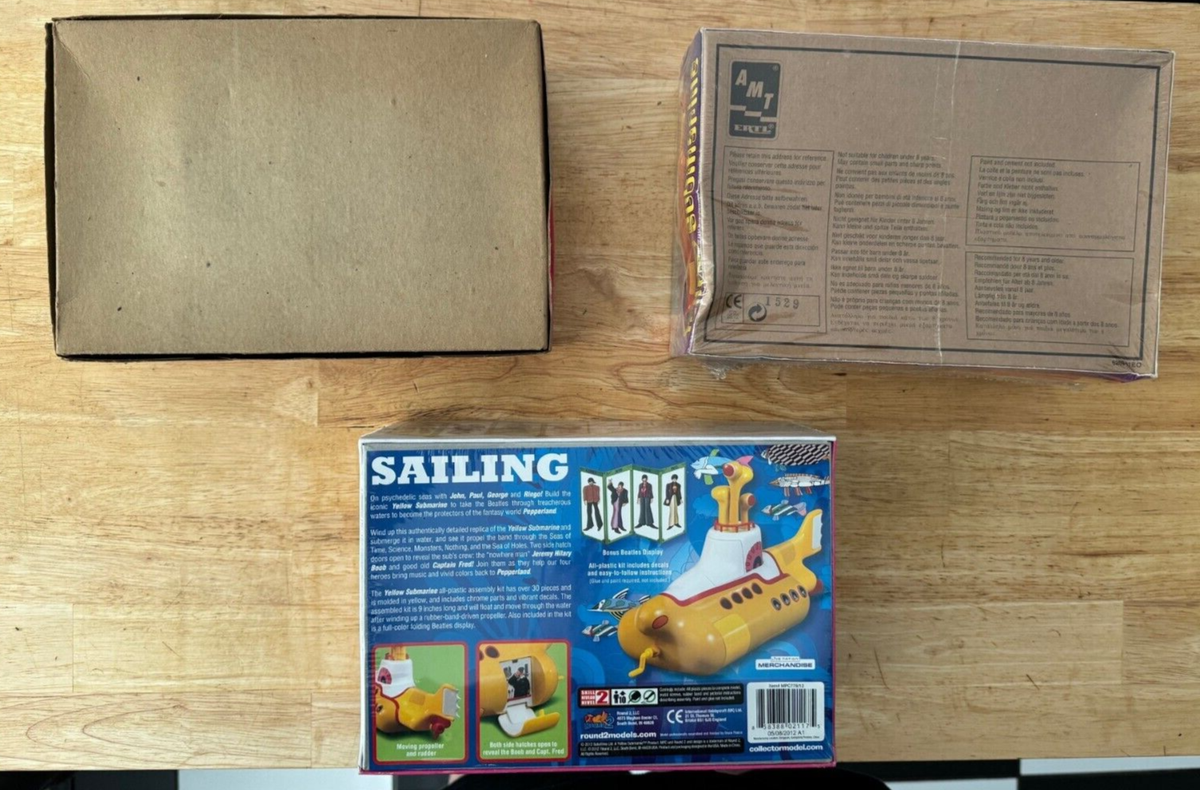 THE BEATLES SET OF 3 YELLOW SUBMARINE KIT 2 REISSUE 1 ORIGINAL | eBay