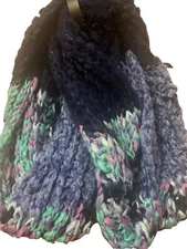 Apt 9 Women’s Infinity Loop Scarf Knit Wrap Soft Warm Cozy Navy One Size Rare!