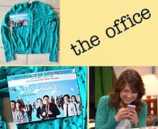 THE OFFICE: Ellie Kemper/Erin Heart Top w/Studio COA