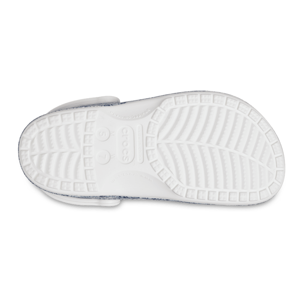 NEW CROCS BAYA DENIM CLOG 210449-94S BLUE / WHITE UNISEX