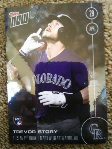 2016 Topps Now 42 Trevor Story