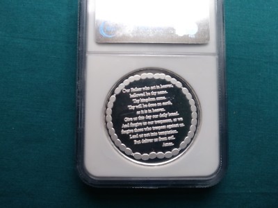 ngc graded pope john paul II commemorative issue 1 oz silver