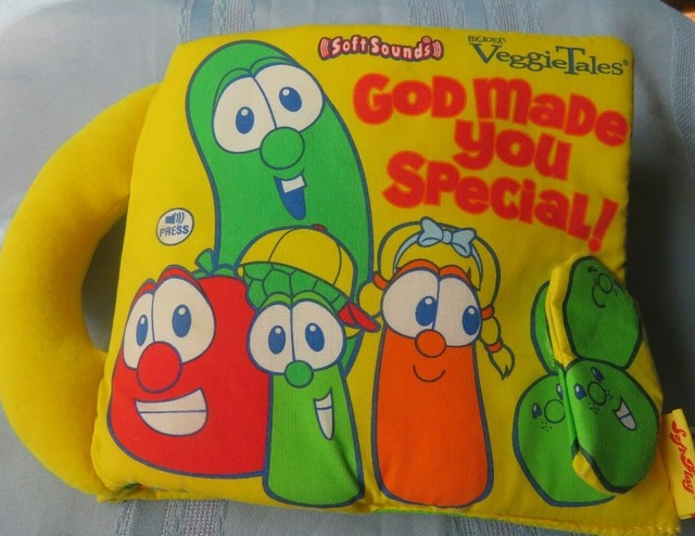 Veggie Tales 2005 SOFT BOOK w/ SOUND GOD MADE YOU SPECIAL | eBay